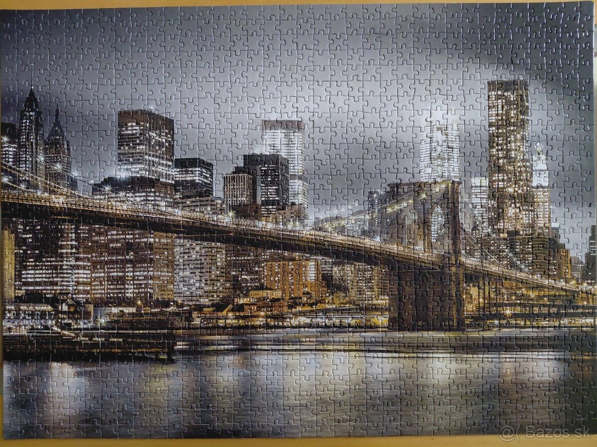 Puzzle 1000ks mesto zn. Clementoni - 2