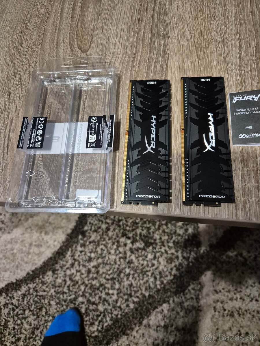 HyperX 16GB KIT DDR4 3200MHz CL16 Predator Series - 2