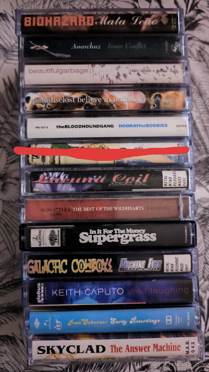 MC kazety originalky metal - 2