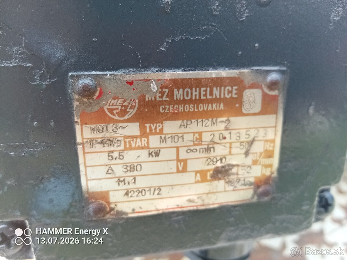 Elektromotor 5,5kW , 2910ot. - 2