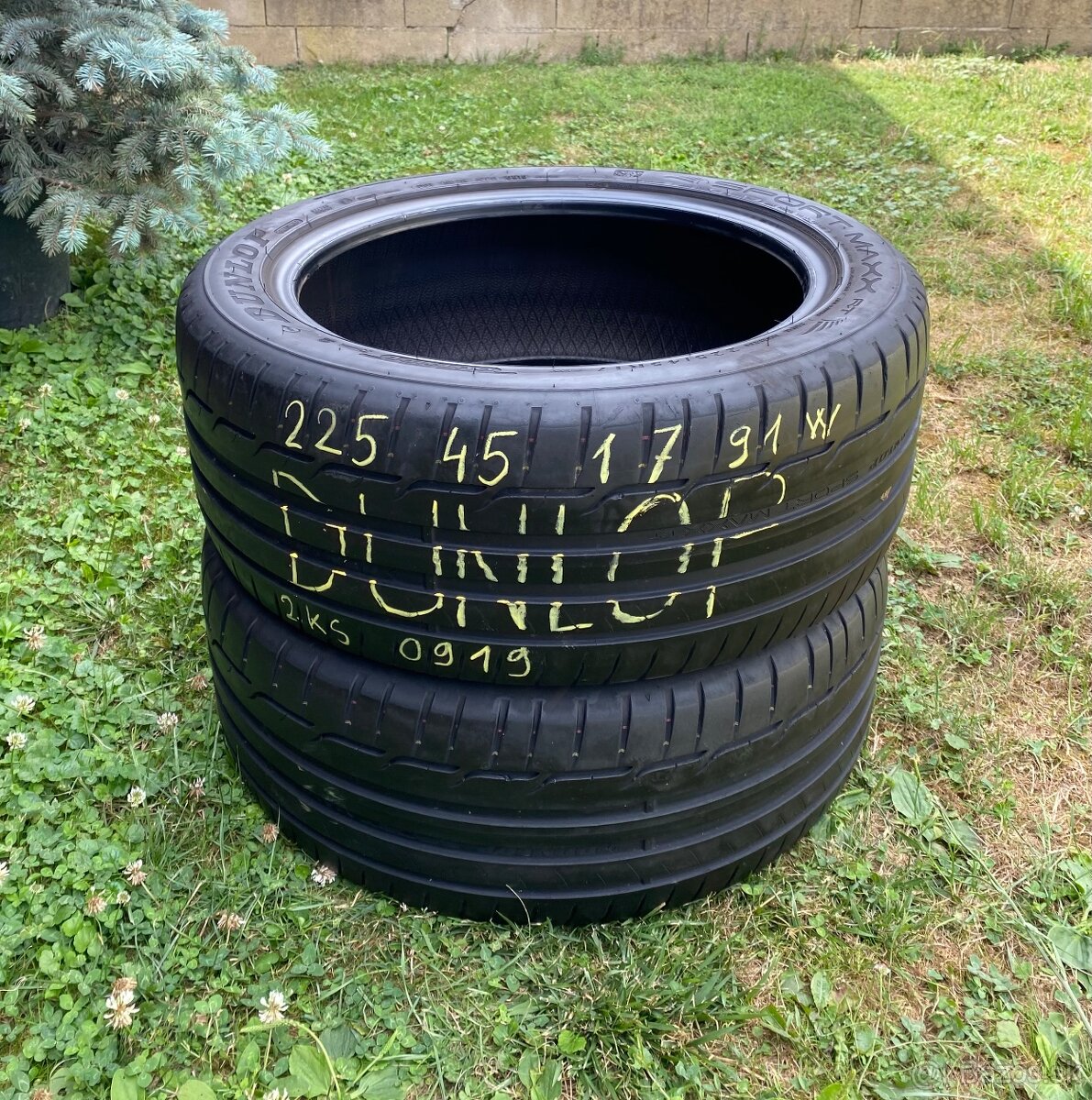 225/45 r17 letné DUNLOP 91W - 2