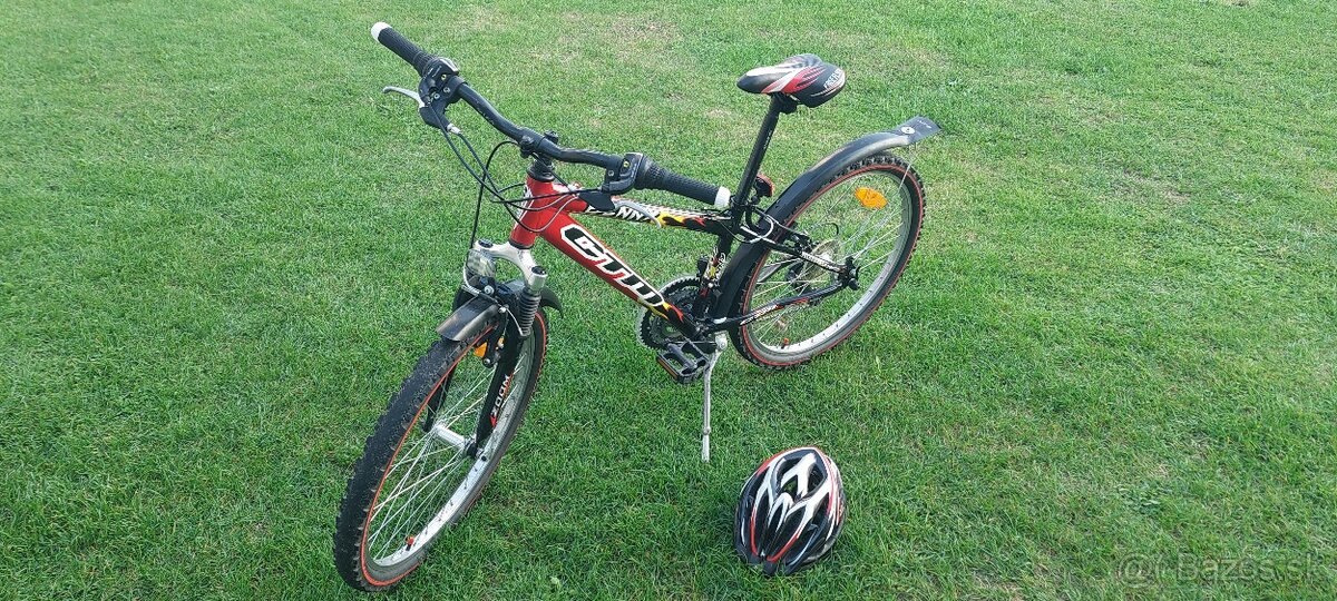 Horský bicykel 24+prilba - 2