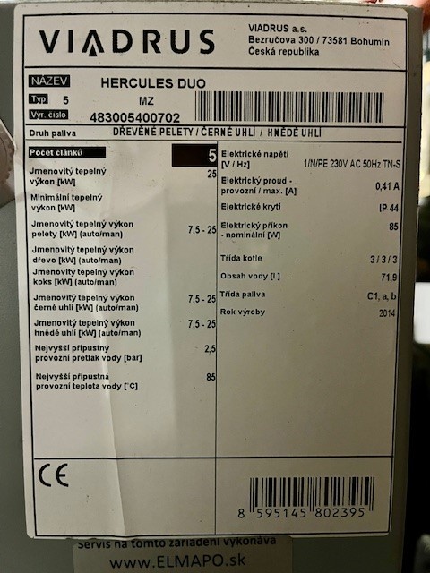 predám automatický kotol VIADRUS HERCULES DUO 5čl. - 2