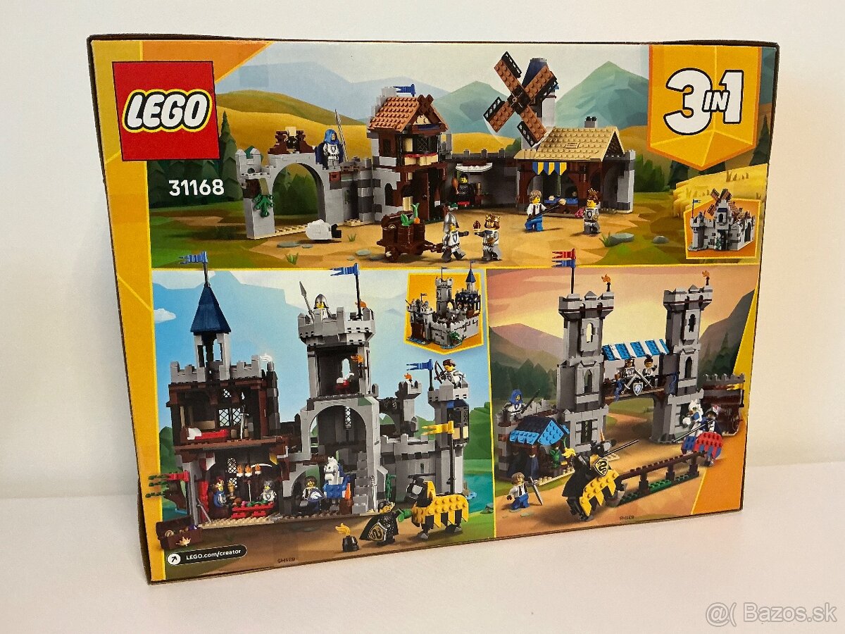 LEGO® Creator 31168 Stredoveký hrad a rytieri na koňoch - 2