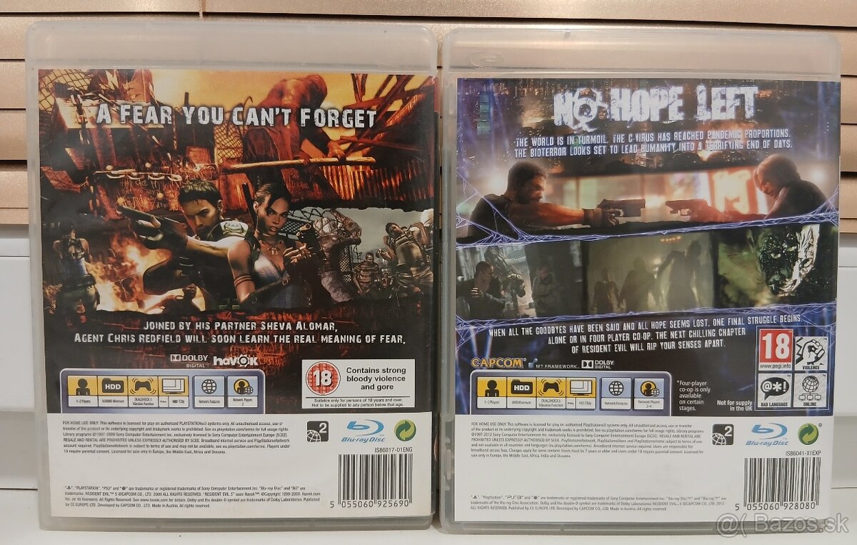 Resident Evil 5,6 (Ps3) - 2