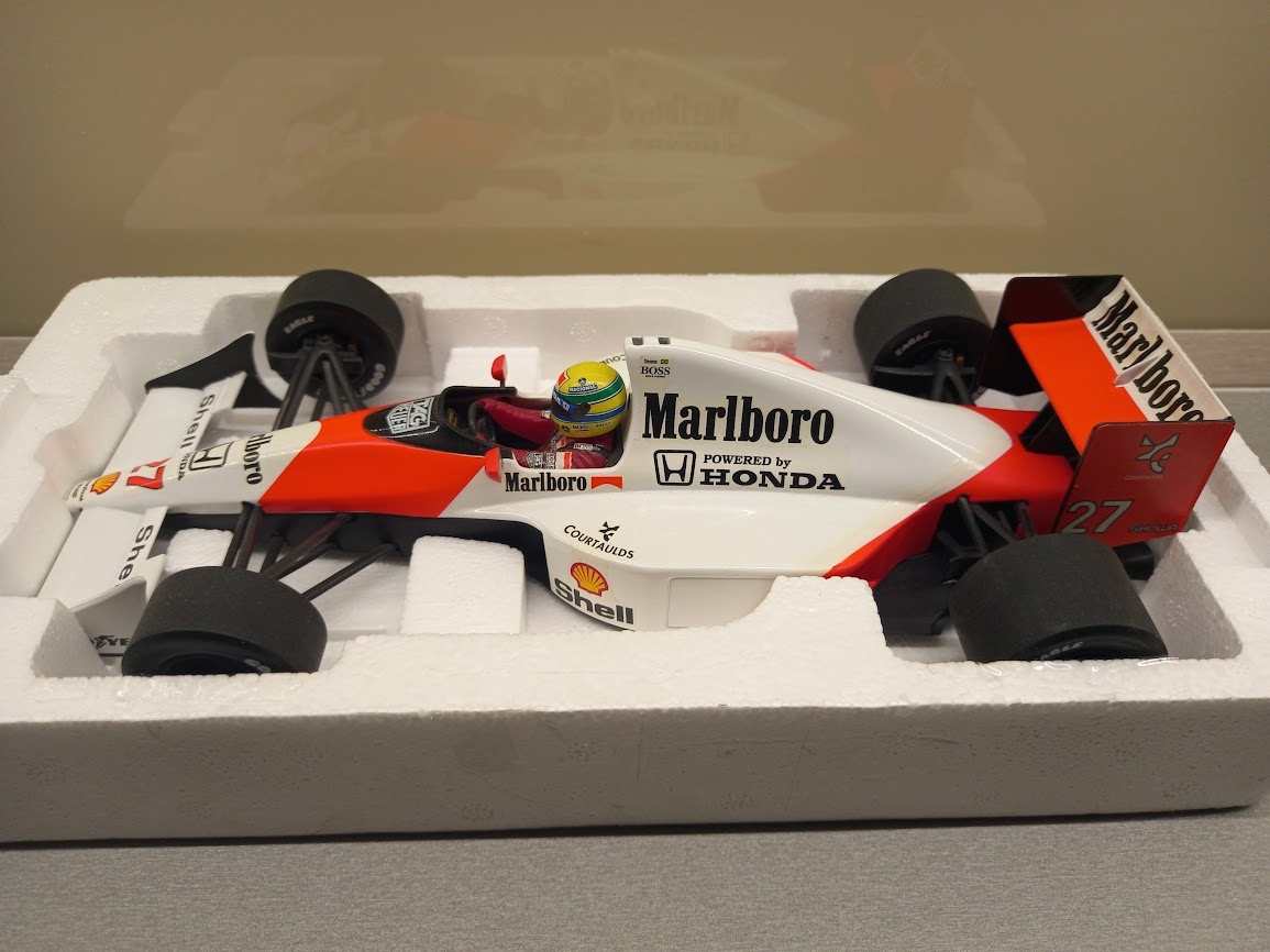 F1 MCLAREN MP4/5B 1990 AYRTON SENNA MINICHAMPS 1:18 - 2
