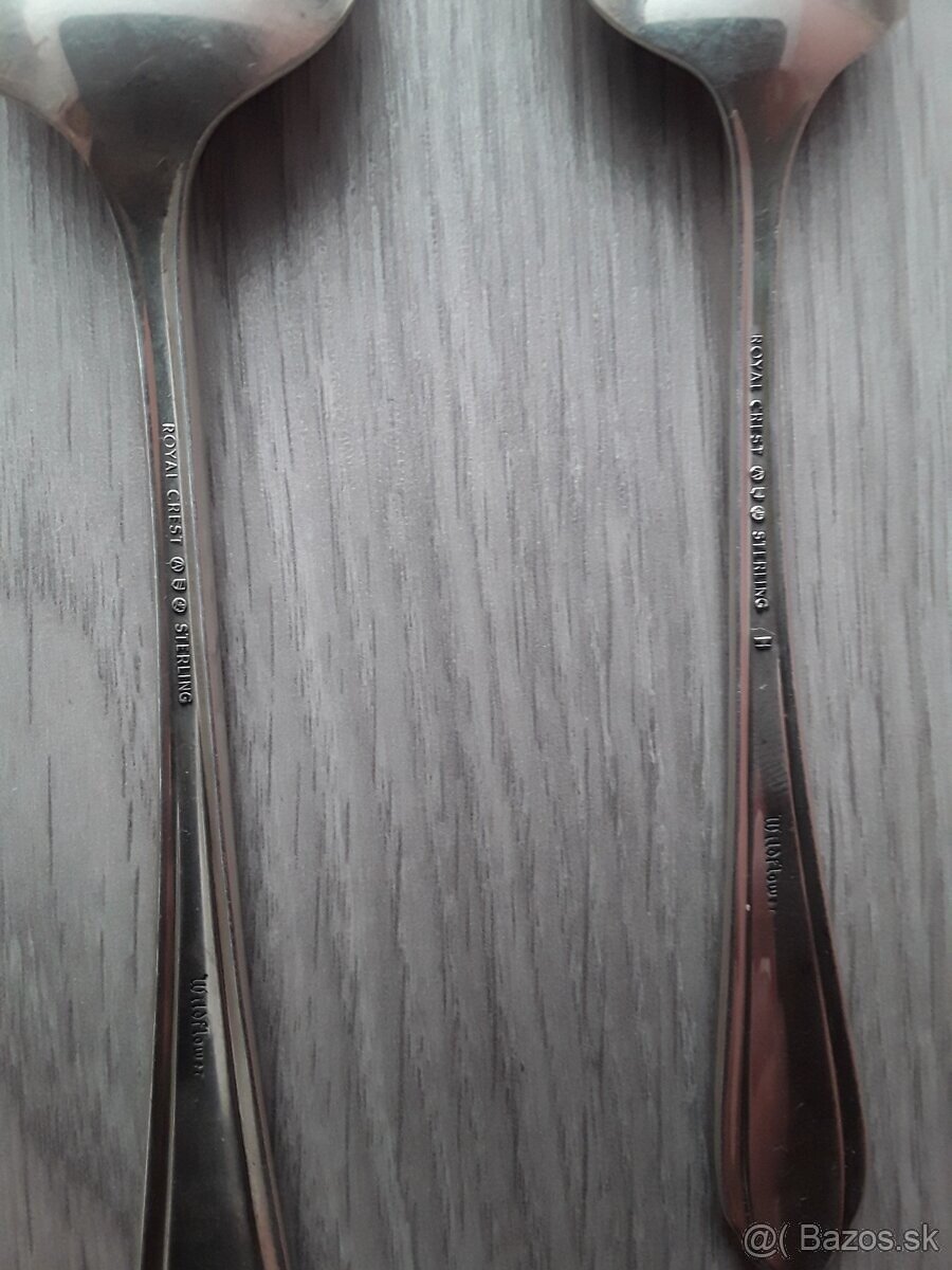 Príbor, brúsené misky.. Retro - 2