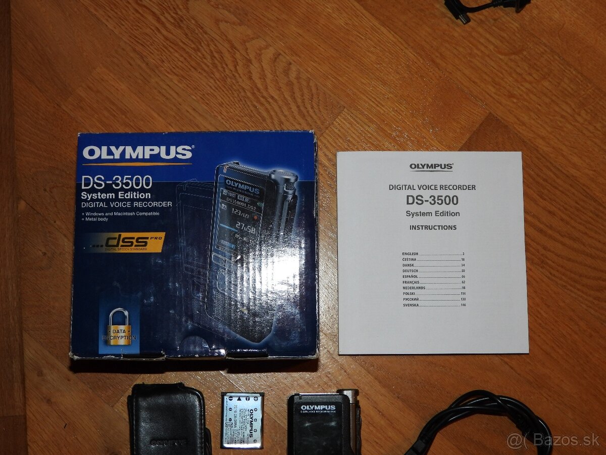 Diktafón OLYMPUS DS-3500 System Edition Digital Voice Record - 2