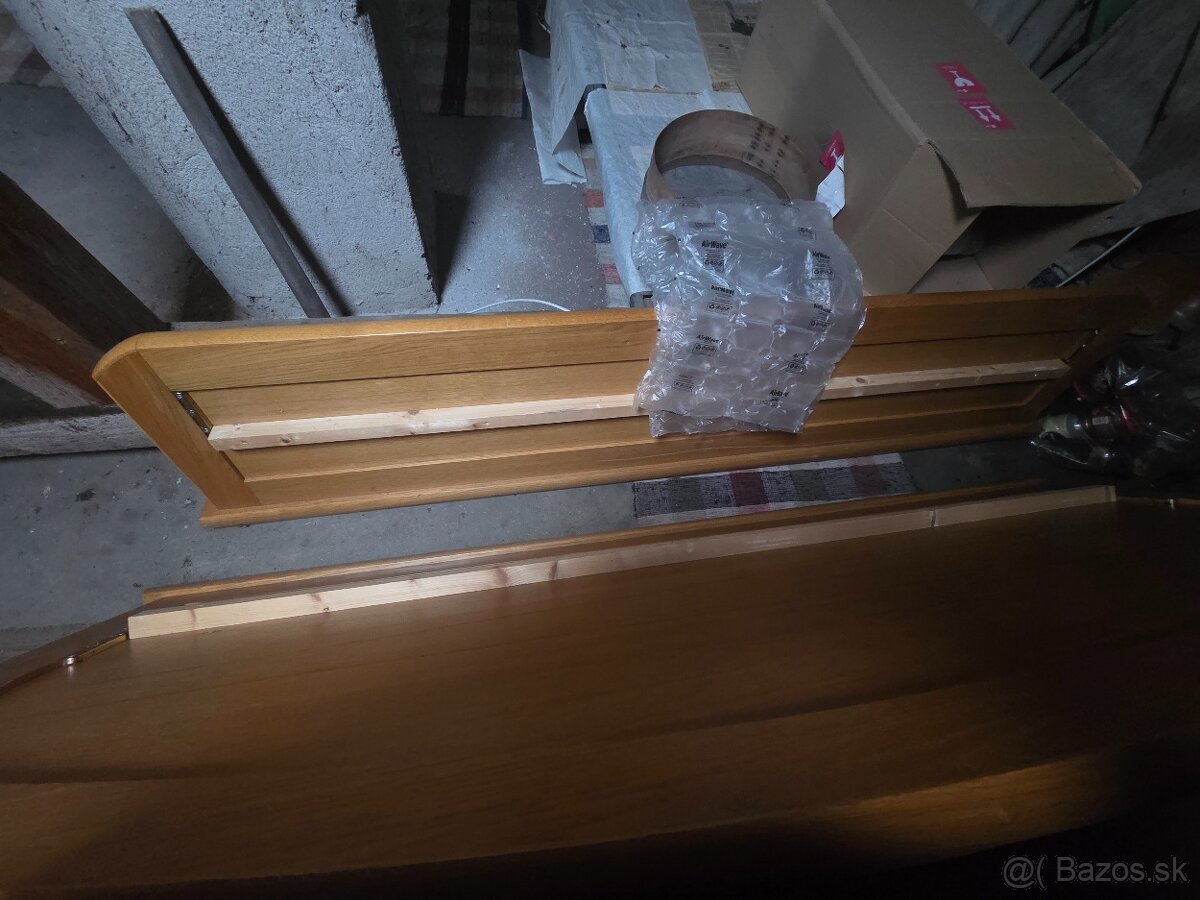 Drevená manželská postel - 2