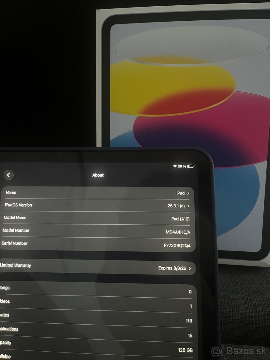 iPad 11" 128 GB WiFi Modrý 2025 - 2