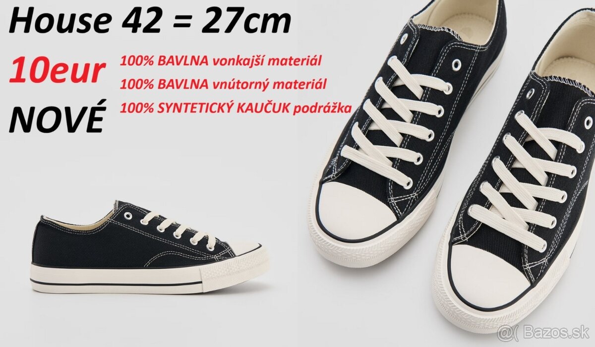 Tenisky Číny čierne - 2