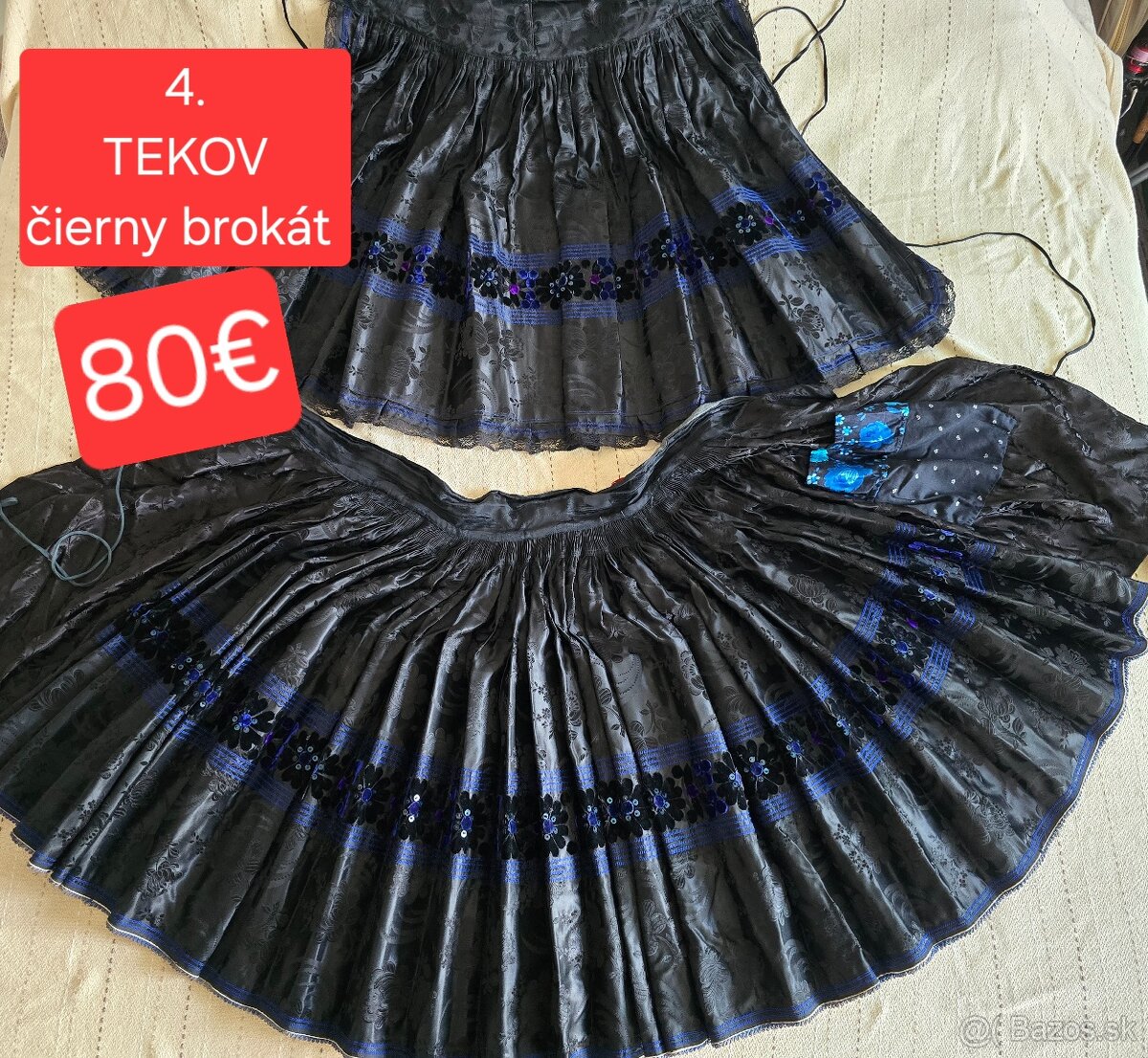 Starý kroj TEKOV sukne a šatky - 2