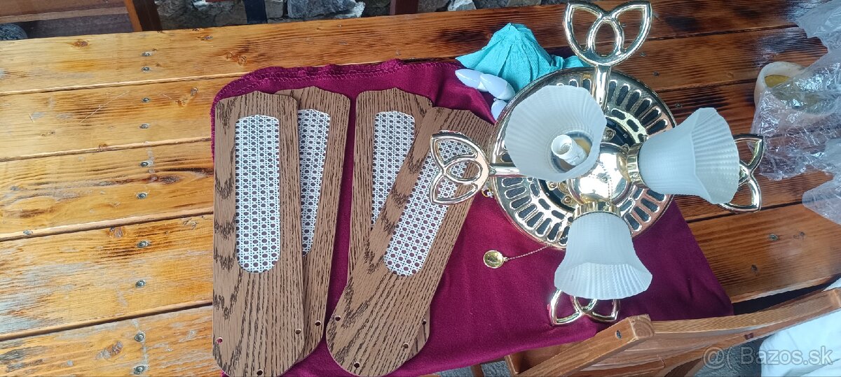 Predám stropný ventilátor s osvetlením. - 2