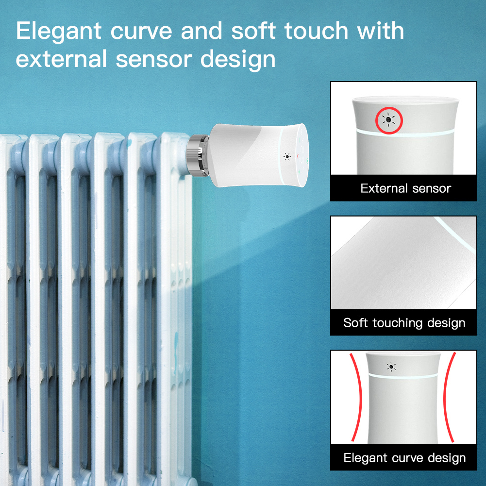 Inteligentny ZigBee termostaticky ventil radiatora - 2