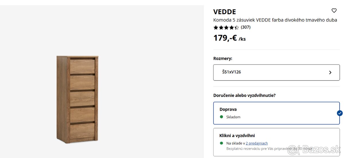 Komoda VEDDE - 2