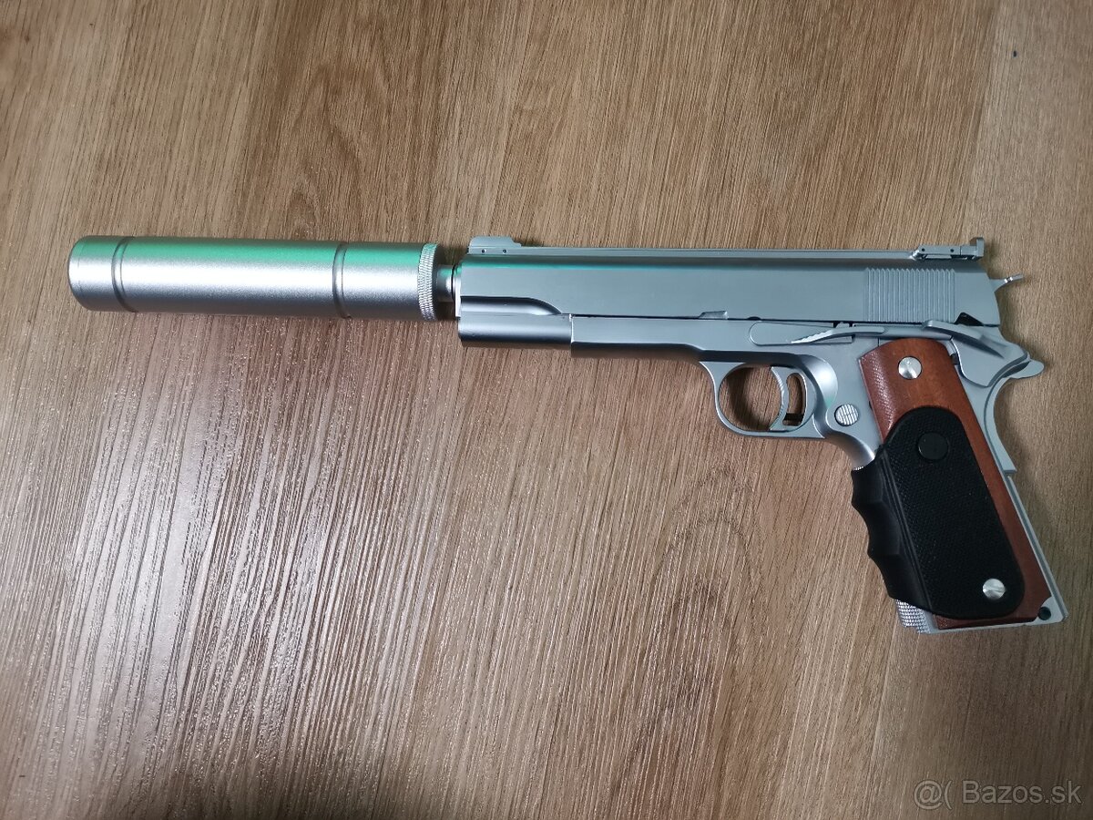 Predám airsoft gbb silverballer Hitman - 2