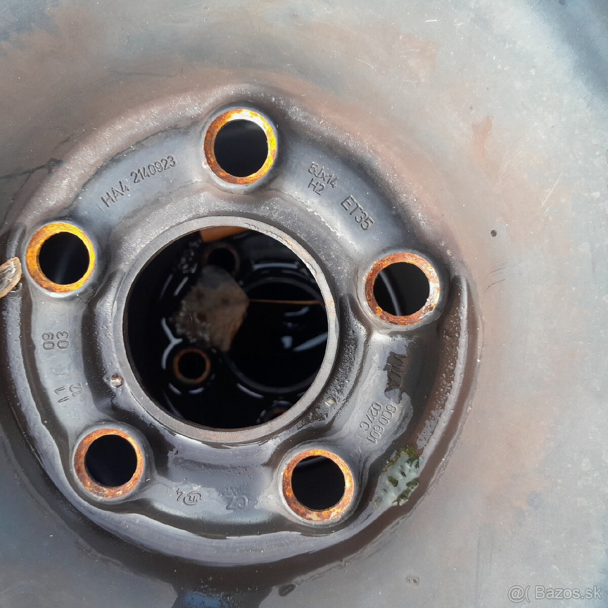 plech. disky fabia 5jx14 rozteč 5x112 - 2