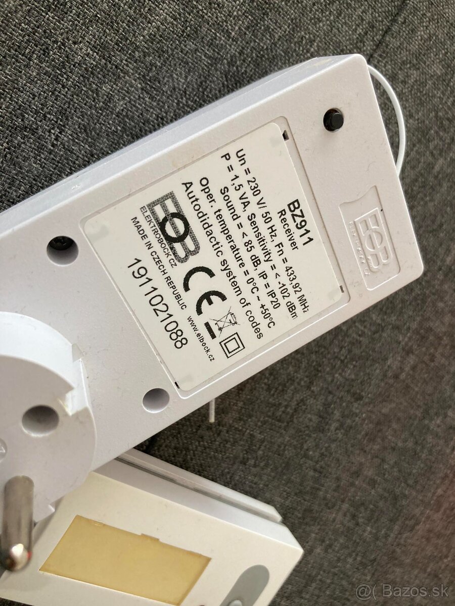 Bezdrôtový zvonček BZ 911 s dosahom 300 m - 2