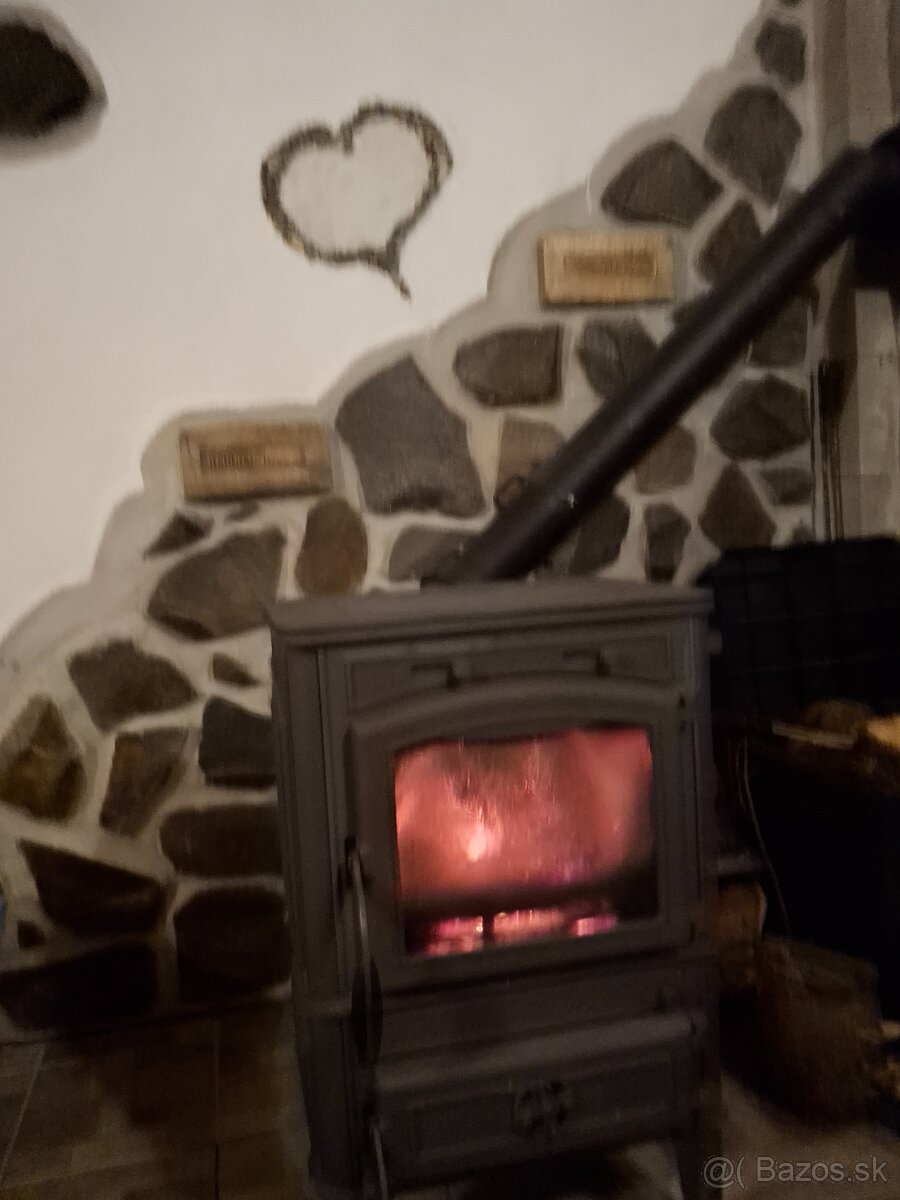 Predám kachle 7kw, dymovod 120mm - 2