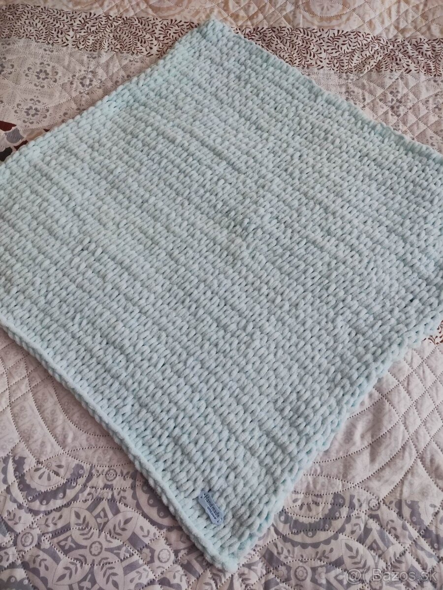 NOVÁ Bledomodrá deka z Alize Puffy Fine - 2