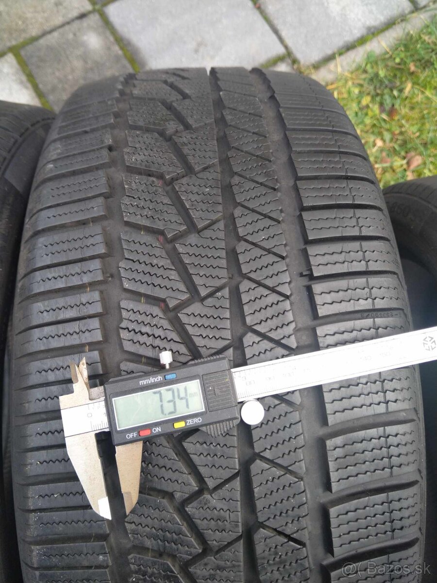 225/45 R 18 zimné CONTINENTAL + alu BRAGA ŠKODA. - 2