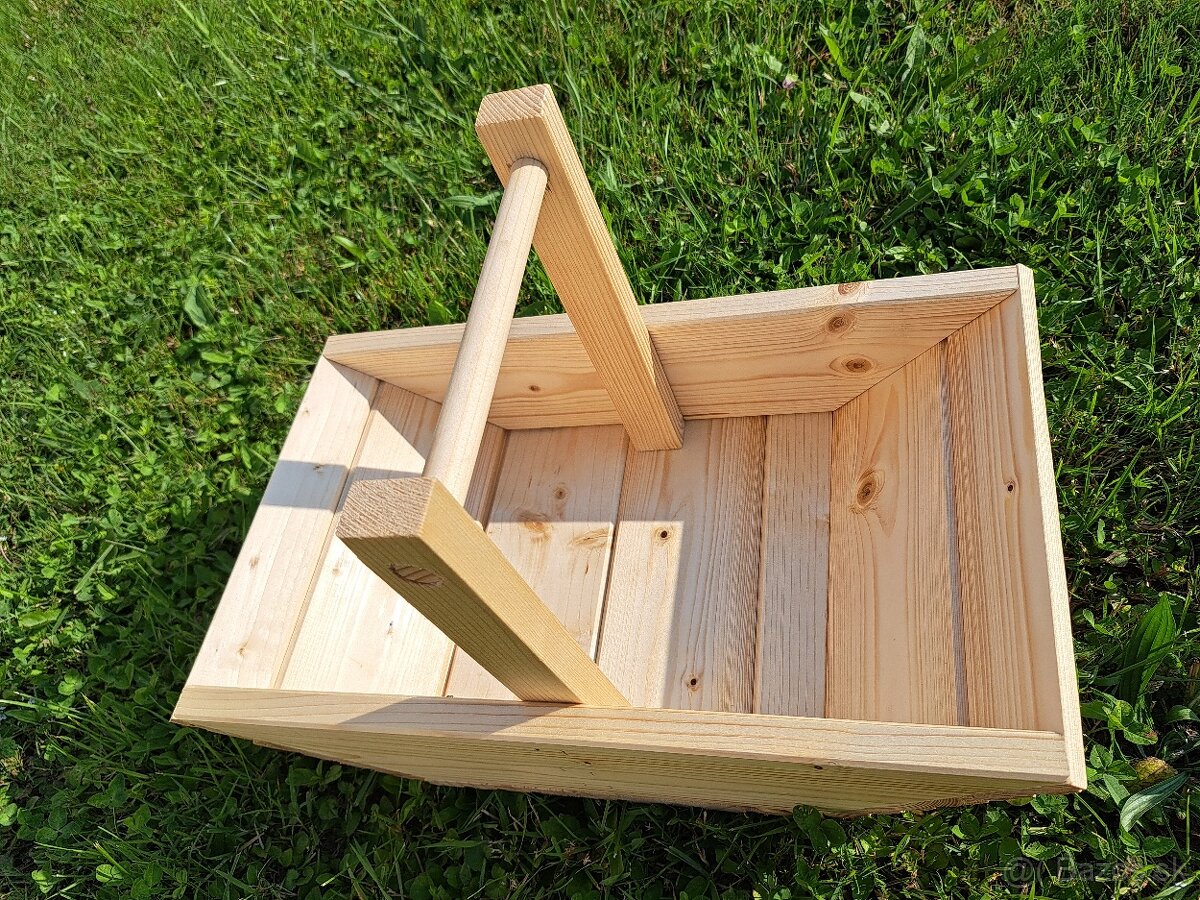 Drevený gazdovský košík - 2