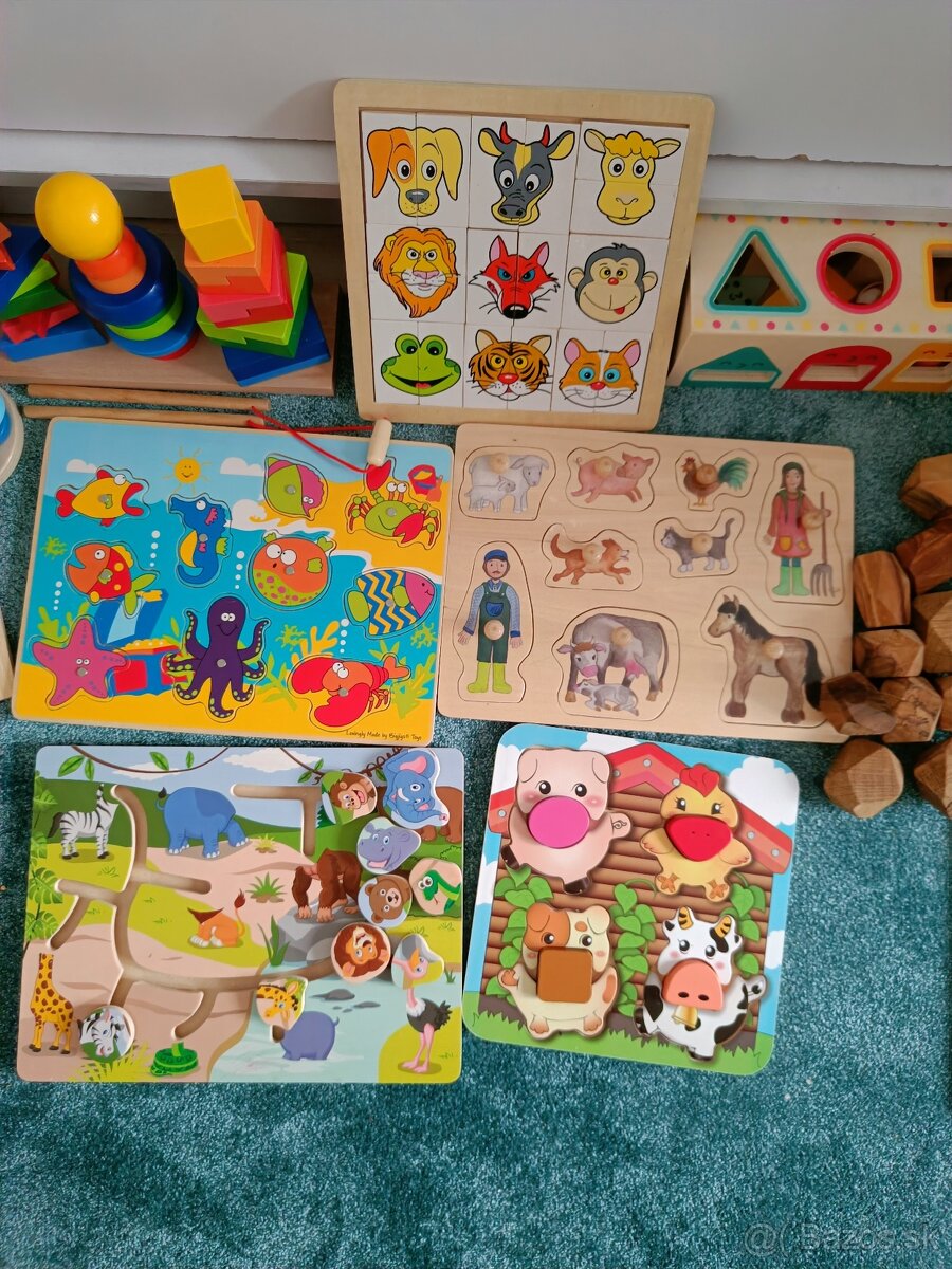 Montessori drevené hračky - 2