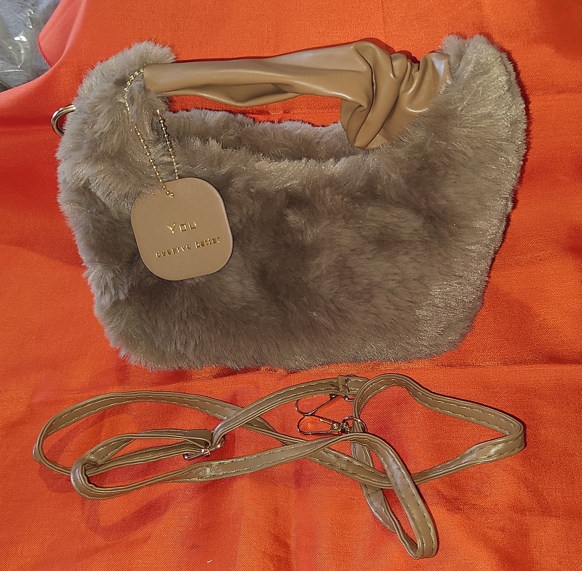 hnedá chlaptková kabelka - 2