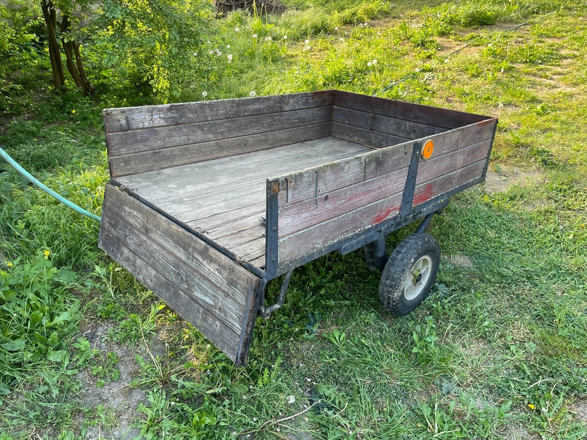Predám vozík za malotraktor alebo kosačku - 2