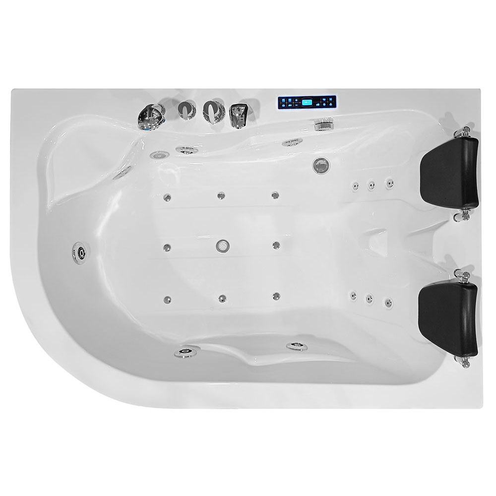 M-SPA - 0205 Pravá kúpeľňová vaňa s hydromasážou 170 x 115 x - 2