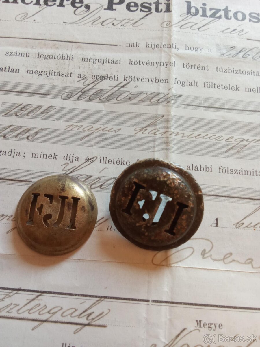 rakusko uhorske capicove odznaky FJI - 2