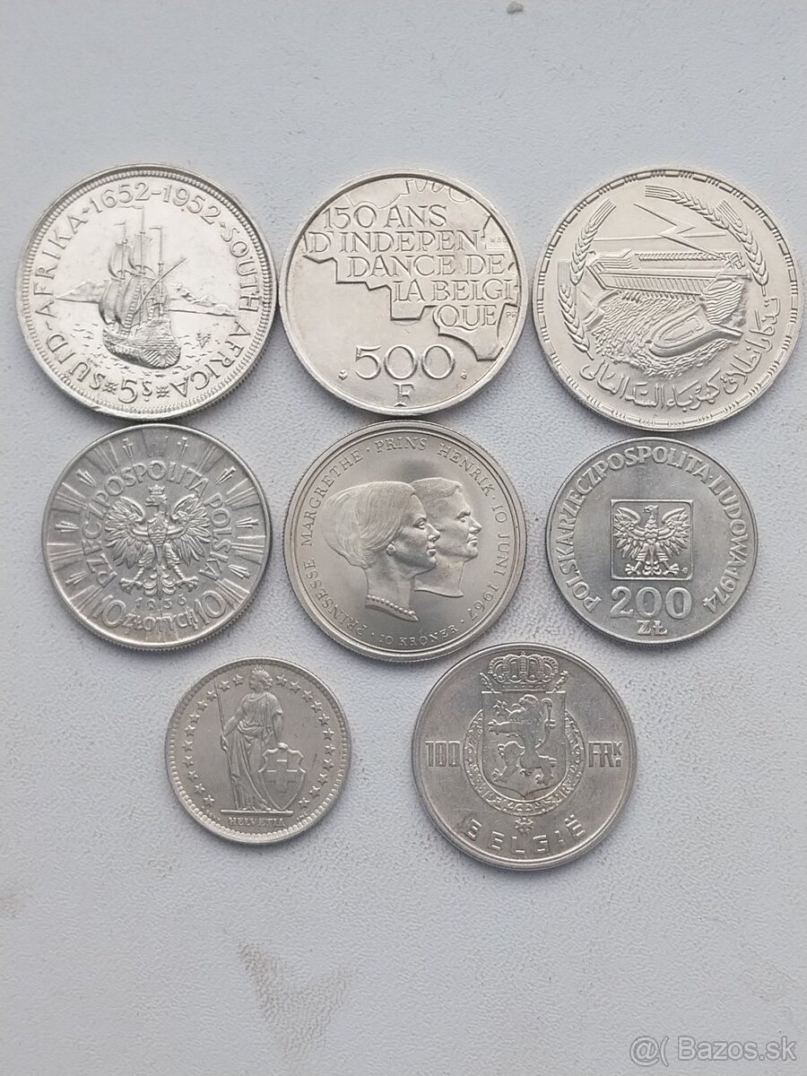 Zahranične strieborne mince - 2