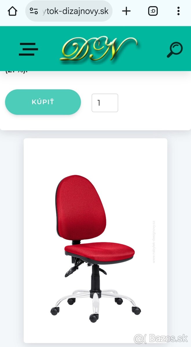 PC stolička, ergonomická panther chrom - 2