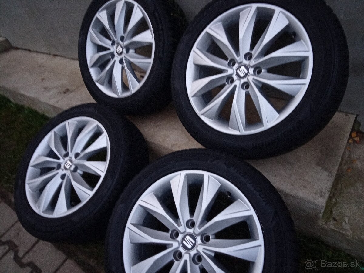17"5x112 ET 45....215/55 R17 Seat Ateca,Škoda Karoq - 2