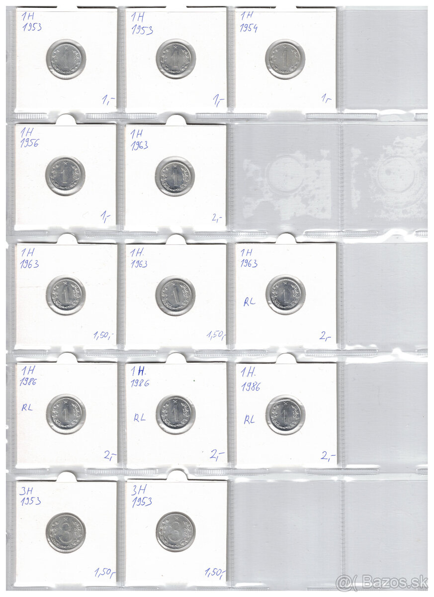 Obehove mince CSSR 1946-1992 - 2
