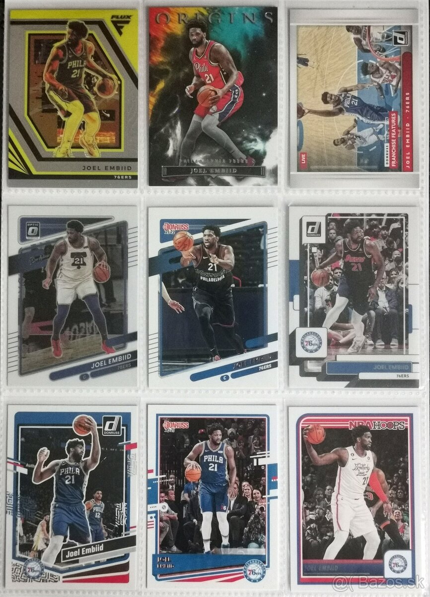 Kartičky NBA - Joel Embiid (34 kariet) - 2