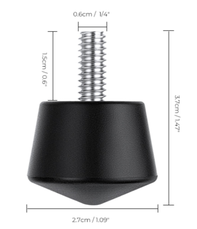 Univerzalne protisklzove nozicky pre stativ - 2