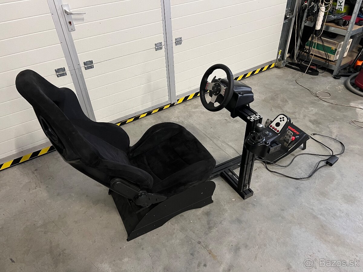 Predám sim racing kokpit / auto trenažér - 2