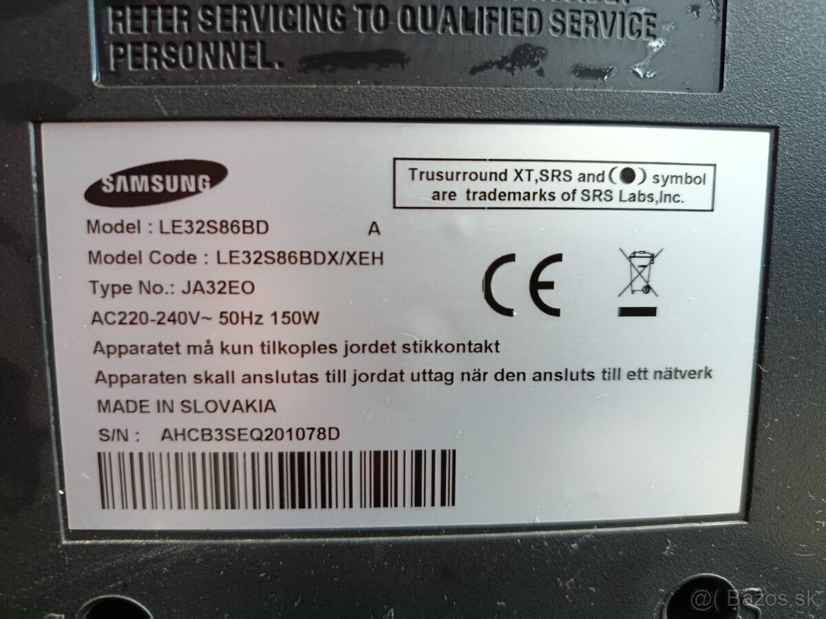 Samsung televízor 32" LE32S86BD - 2