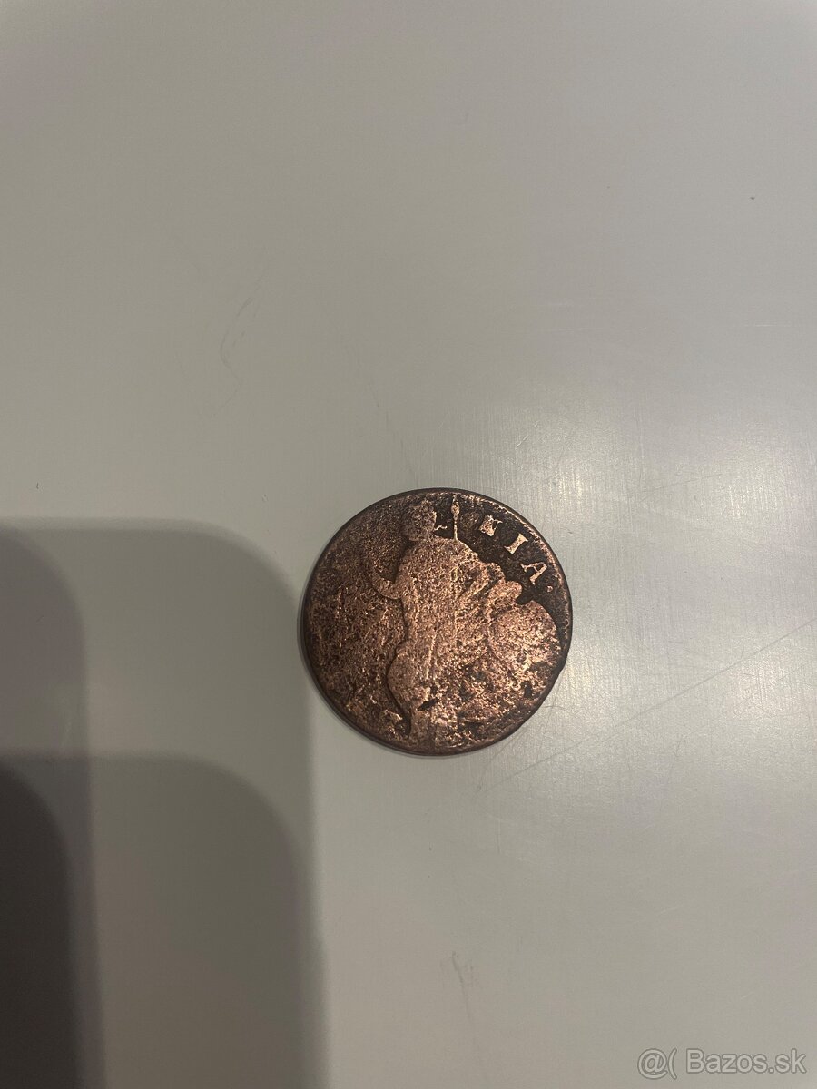 1/2 penny 1694 - 2