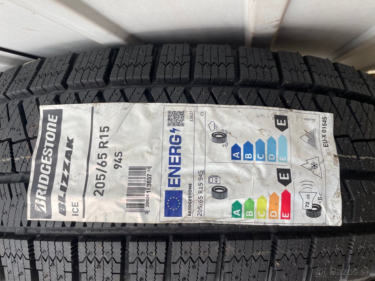 Nové zimné pneu 205/65 R15 Bridgestone Blizzak ICE - 2