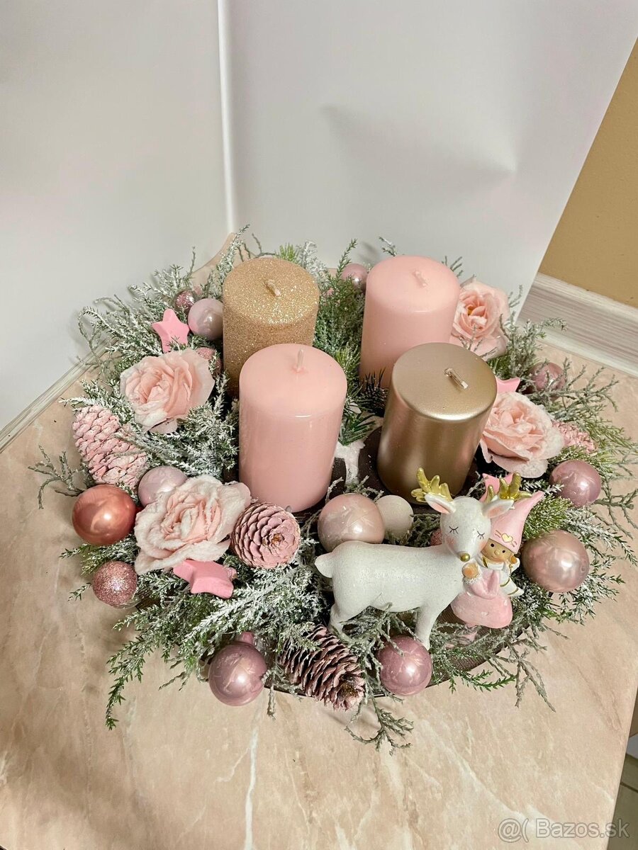 Vianočný adventný veniec - 2