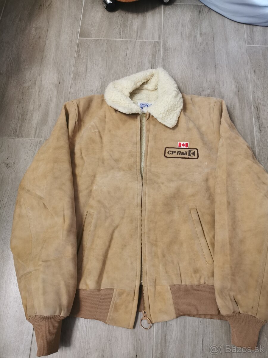Kožena bunda - kožušina - Canada CP Rail - 2