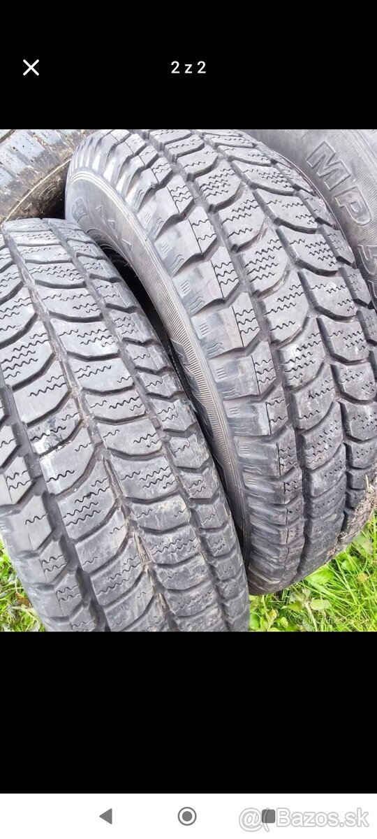 4ks Zimne Pneumatiky 165/70 r13 - 2