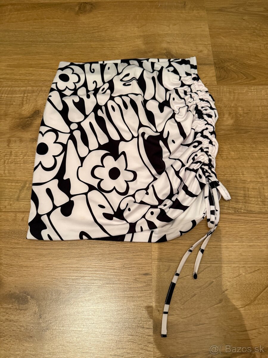 Mini vzorovaná sukňa - 2