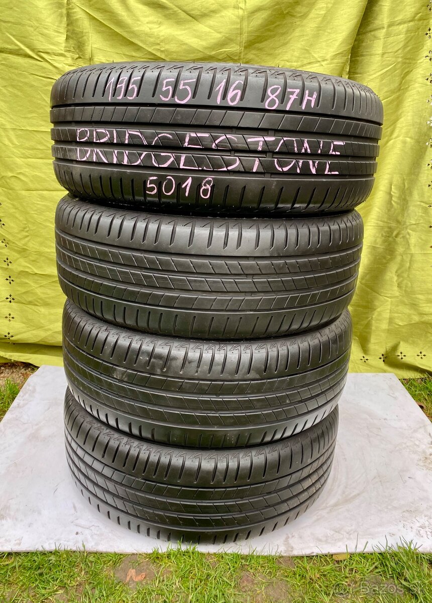 195/55 r16 letné BRIDGESTONE 87H - 2
