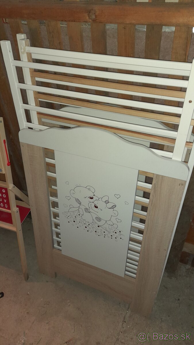 Detská postieľka s matracom - 2