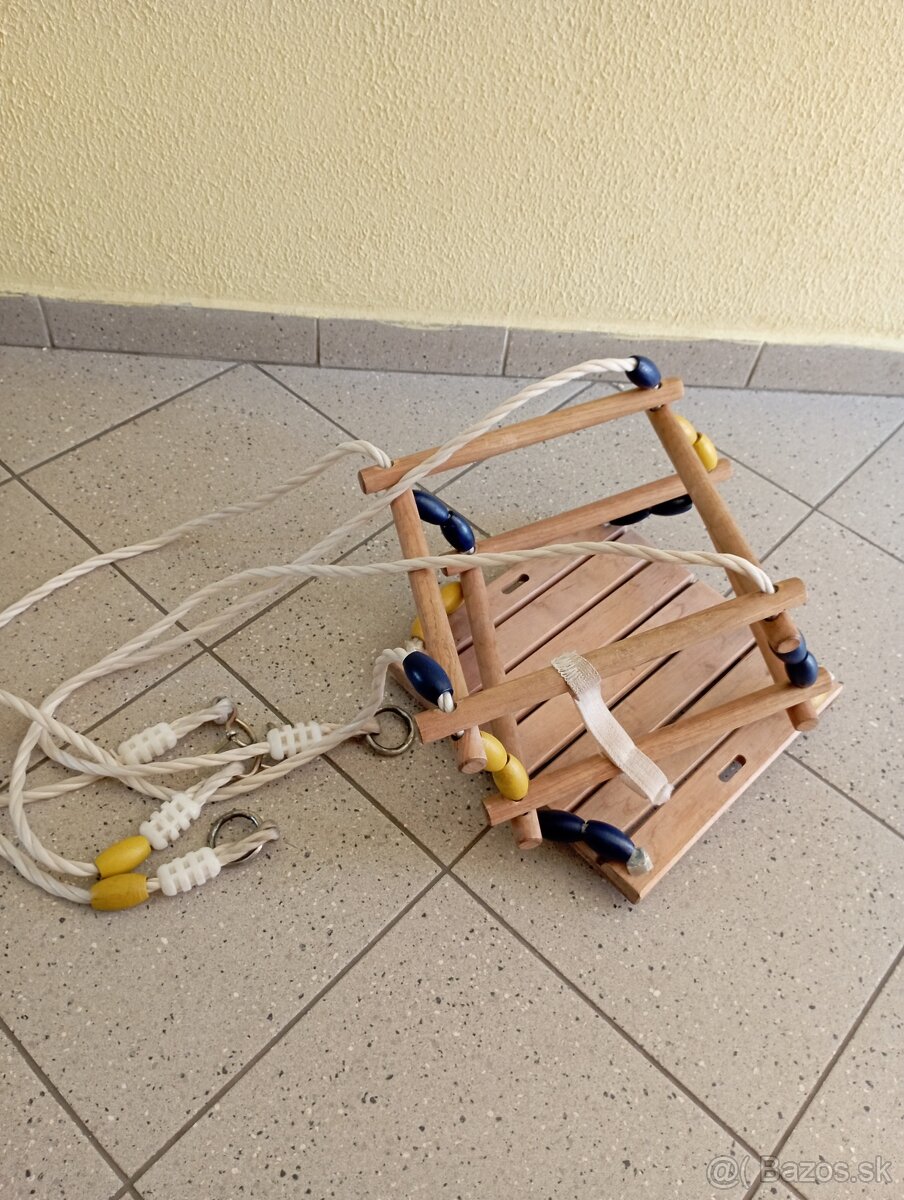 Detská drevená hojdacka - 2