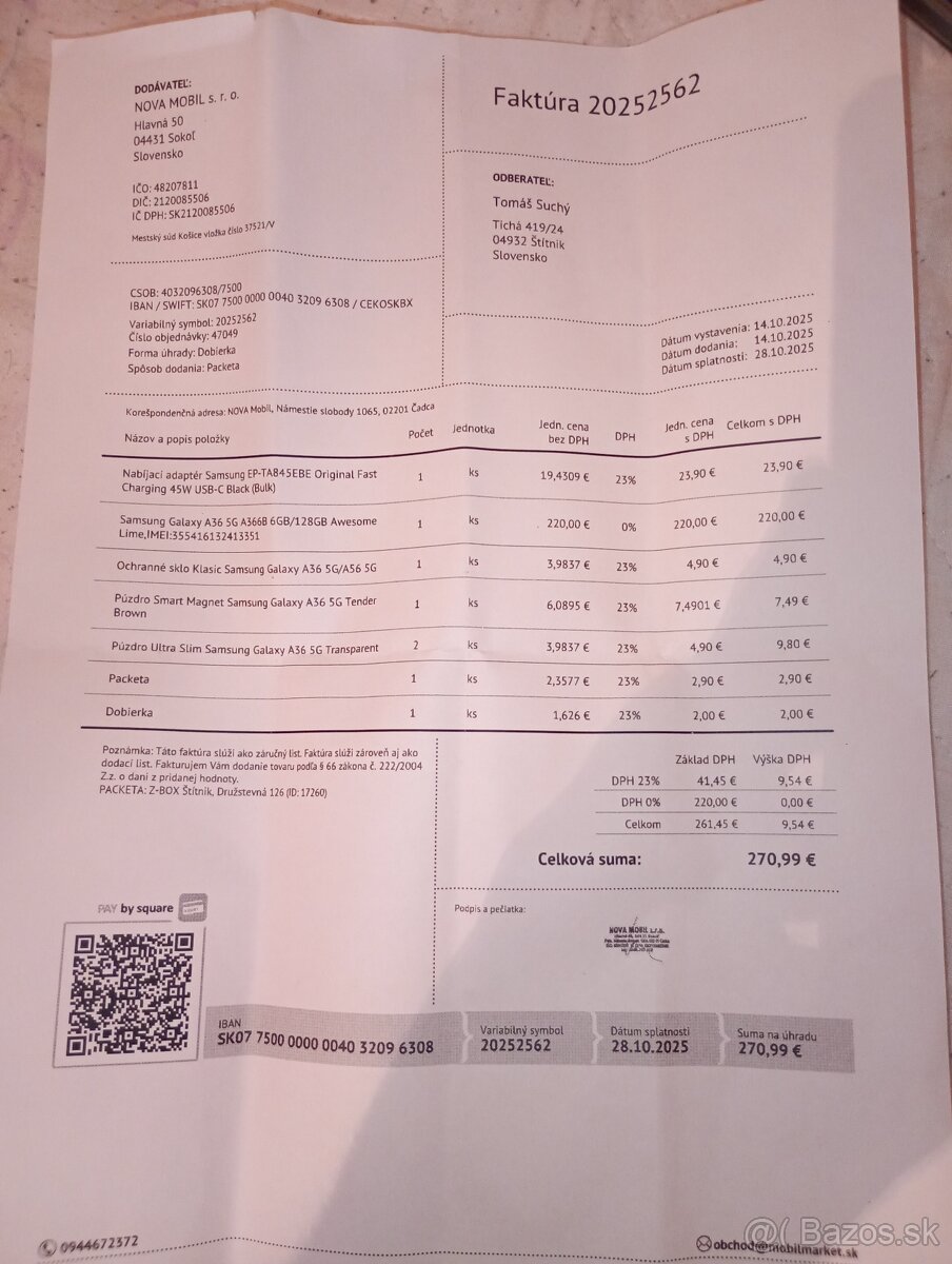 Predám Samsung Galaxy a36 5g - 2