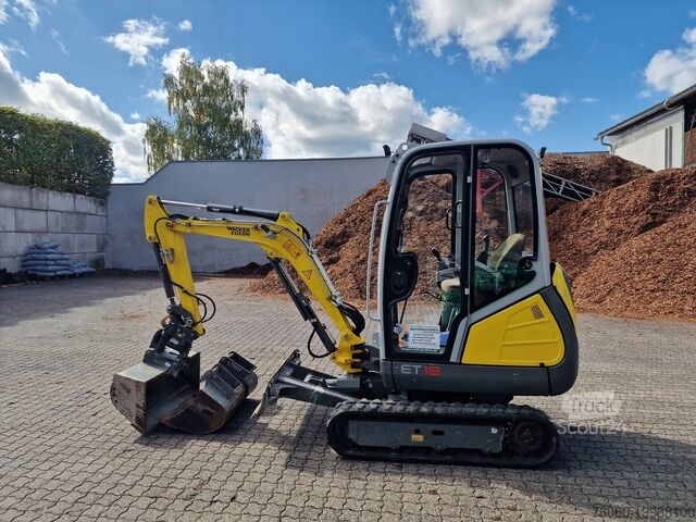 Prenájom minibagra Wacker Neuson ET18 - 2